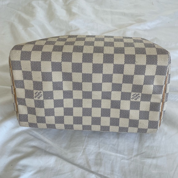 SALE!! ❤️ Authentic Louis Vuitton Speedy 25 damier azur LV - Picture 7 of 16
